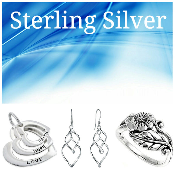 Sterling Silver Rings, Necklaces &amp; Earrings