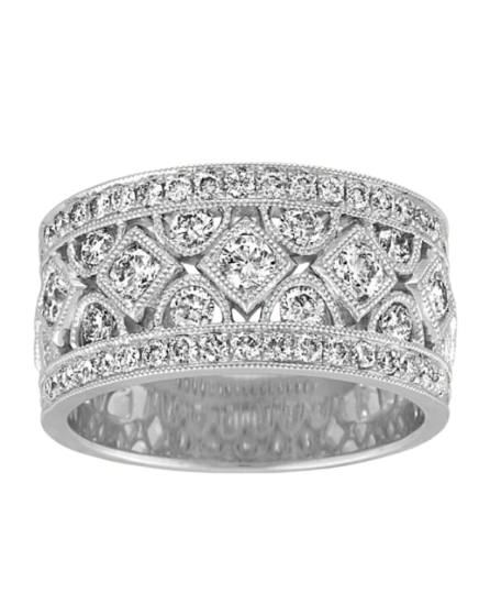 Sterling Silver CZ Paved Ring