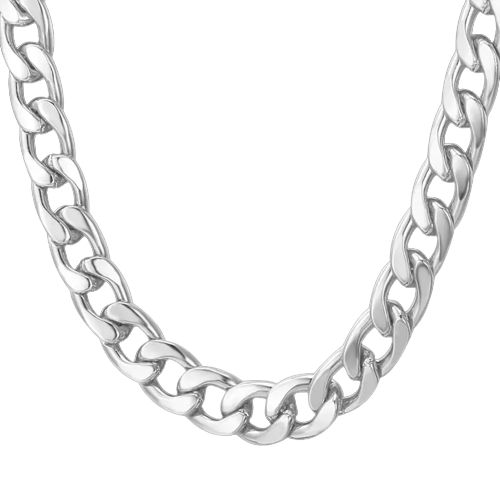 Stainless Steel 10mm Cuban Link Chain and Bracelet Set
