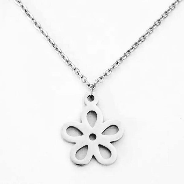 Daisy Necklace Stainless Steel