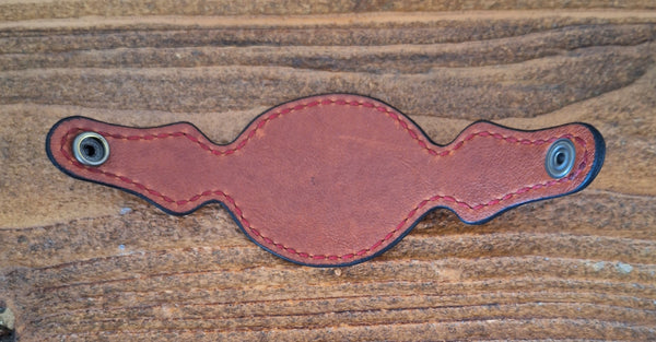 Genuine Leather Handcrafted Protea Bracelet