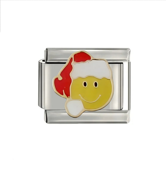 Santa Emoji 9mm Charm