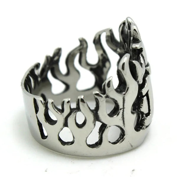 Stainless Steel Thirteen Flame Ring