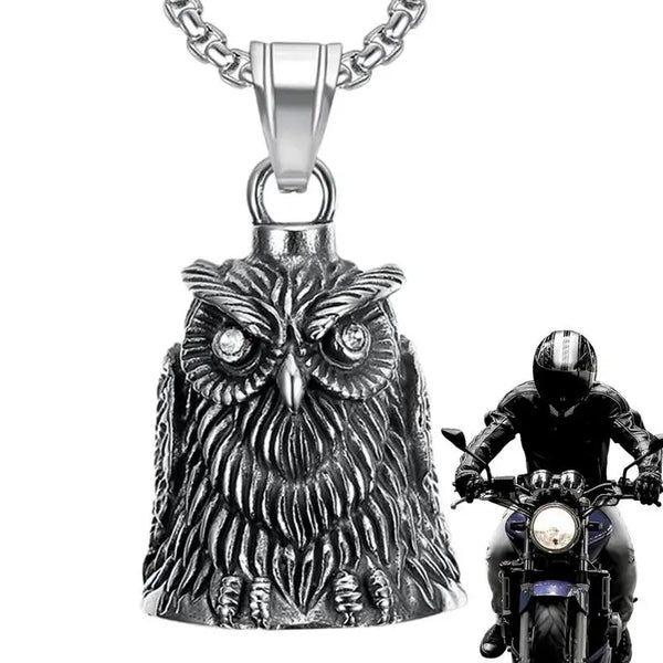 Stainless Steel Owl Guardian Bell