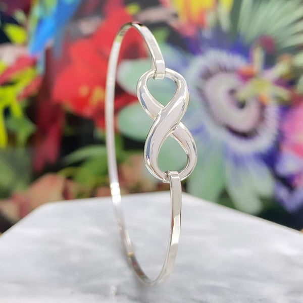 Sterling Silver Infinity  Bangles
