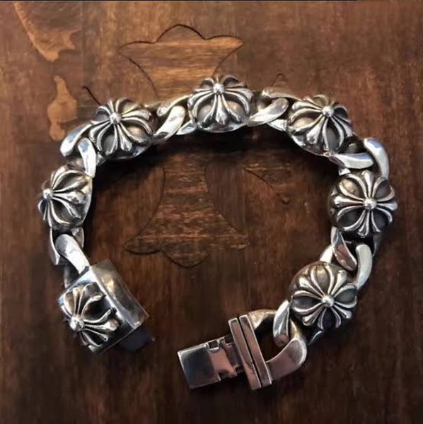 Stainless Steel Cross  Bracelet
