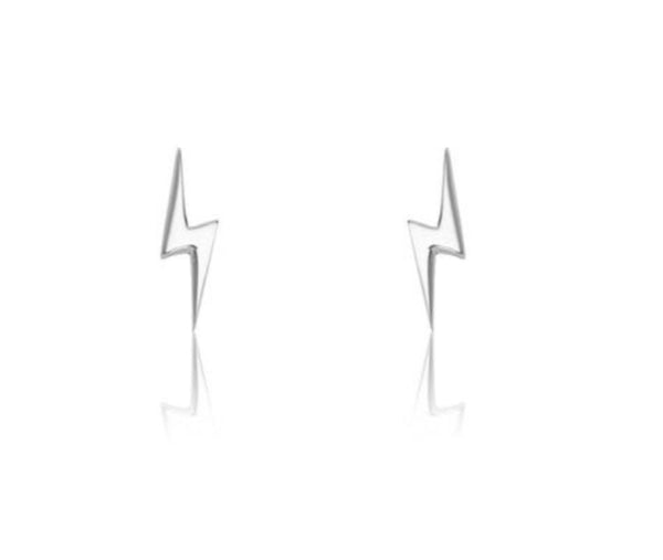 Stainless Steel Lighting Stud Earrings