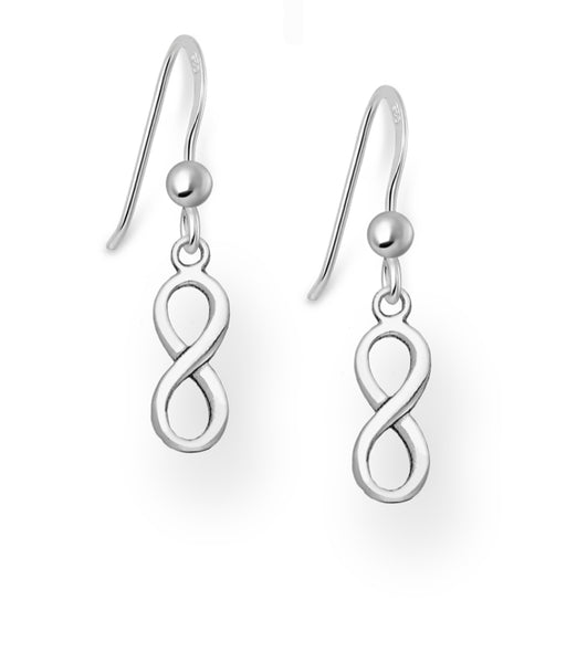 Sterling Silver Infinity Hanging Earrings