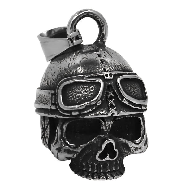 Stainless Steel Vintage Skull Guardian Bell