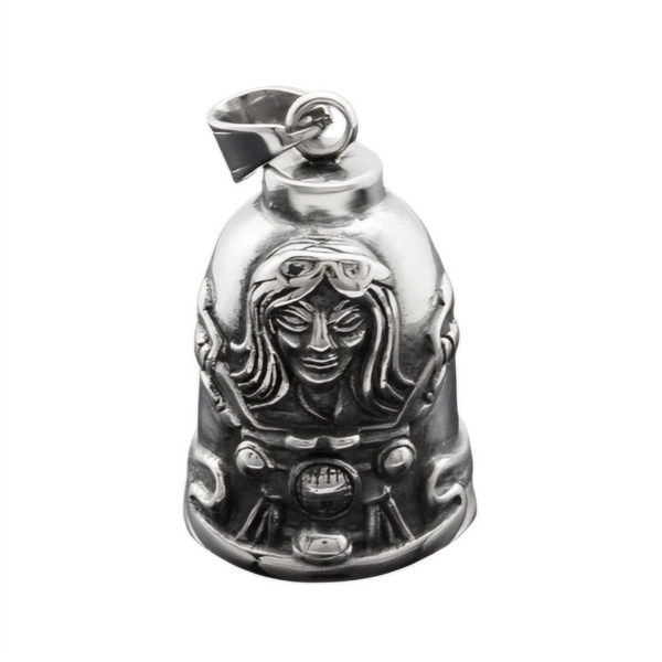 Stainless Steel Lady Rider Guardian Bell