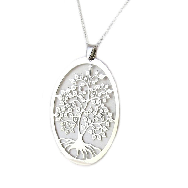 Oval Tree of Life Necklace