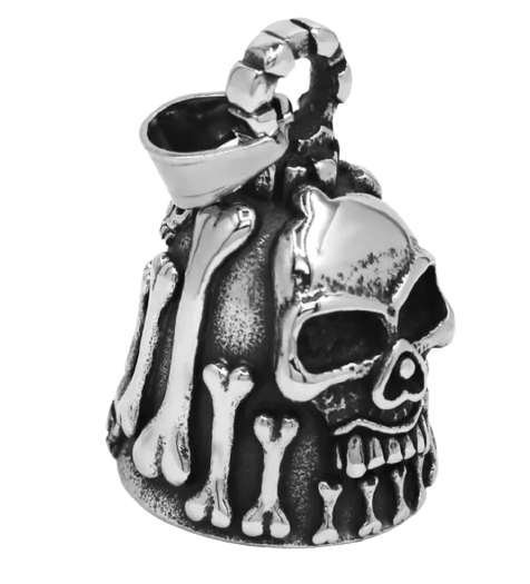 Stainless Steel Skull Guardian Bell