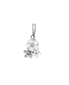 Sterling Silver Daisy Flower Necklace