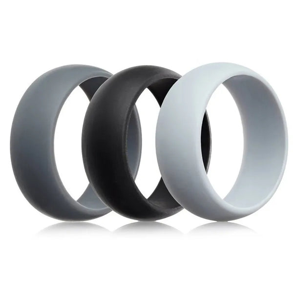 9mm Wide Classic Silicone Rings