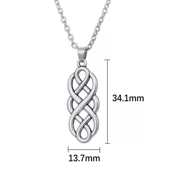 Stainless Steel Infinity Pendant Necklace