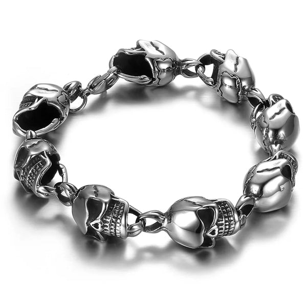 Stainless Steel Elegant Skull  Bracelet
