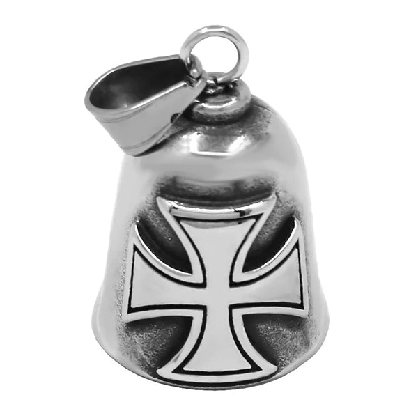 Stainless Steel Maltese Cross Guardian Bell