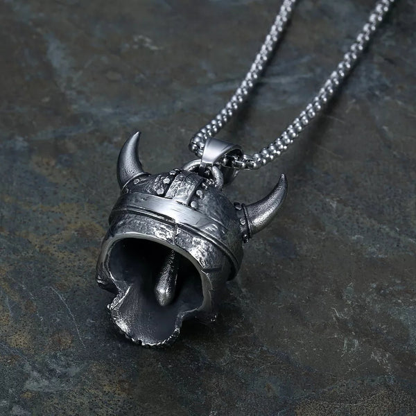 Stainless Steel Viking Skull Guardian Bell