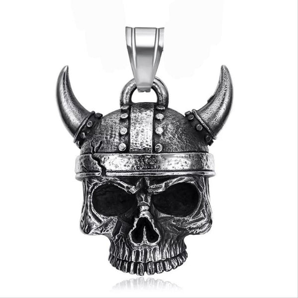 Stainless Steel Viking Skull Guardian Bell