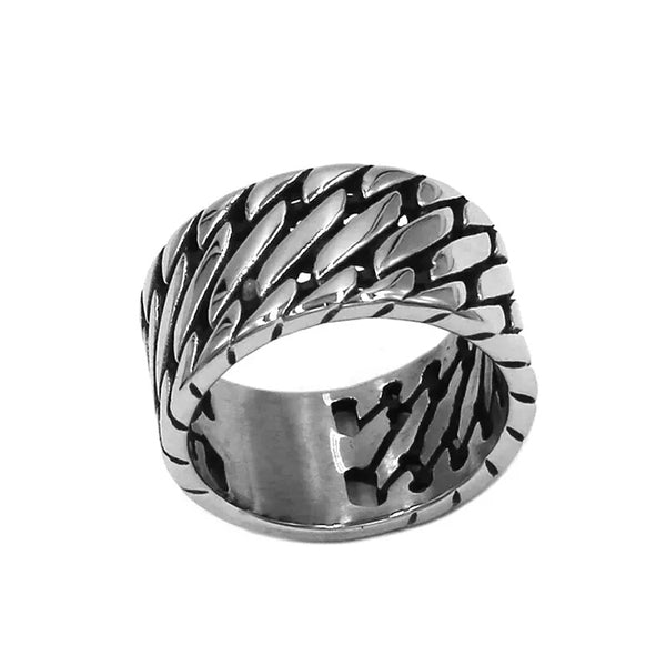 Stainless Steel Cuban Link Ring