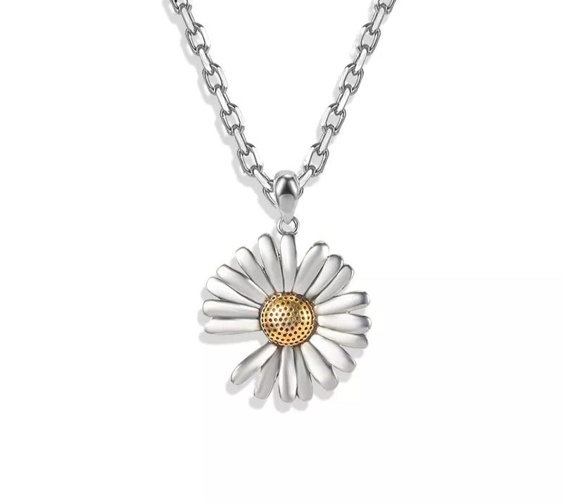Flower With Missing Petal Pendant/ Necklace