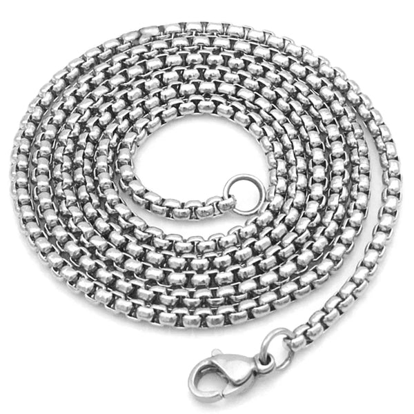 Stainless Steel 3mm Rolo Chain Necklace