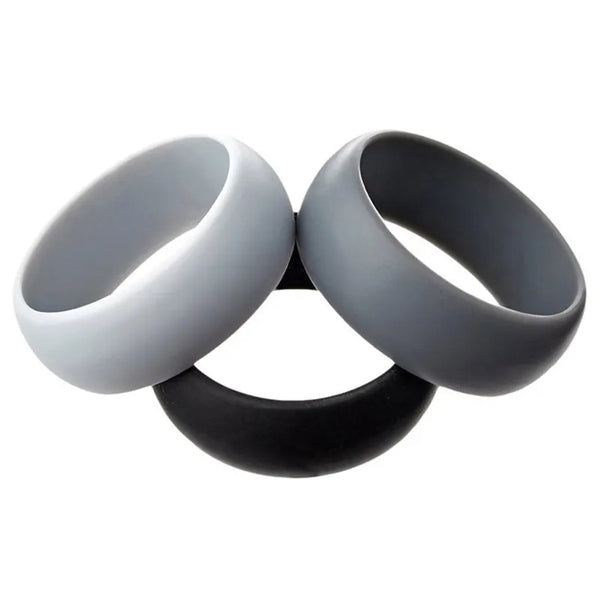 9mm Wide Classic Silicone Rings