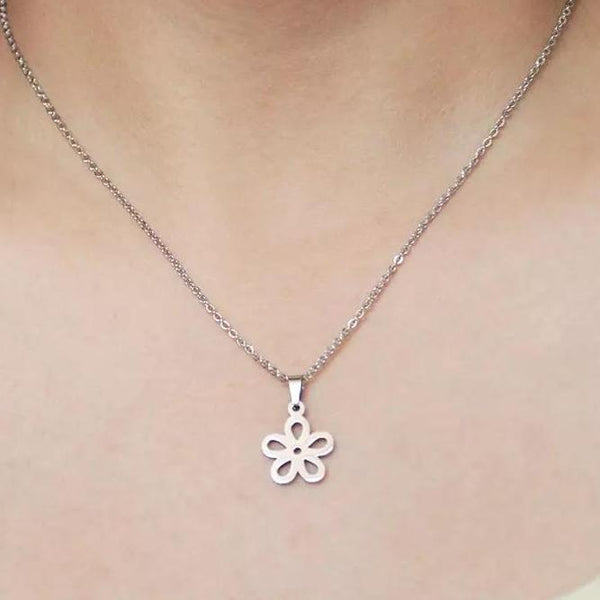 Daisy Necklace Stainless Steel