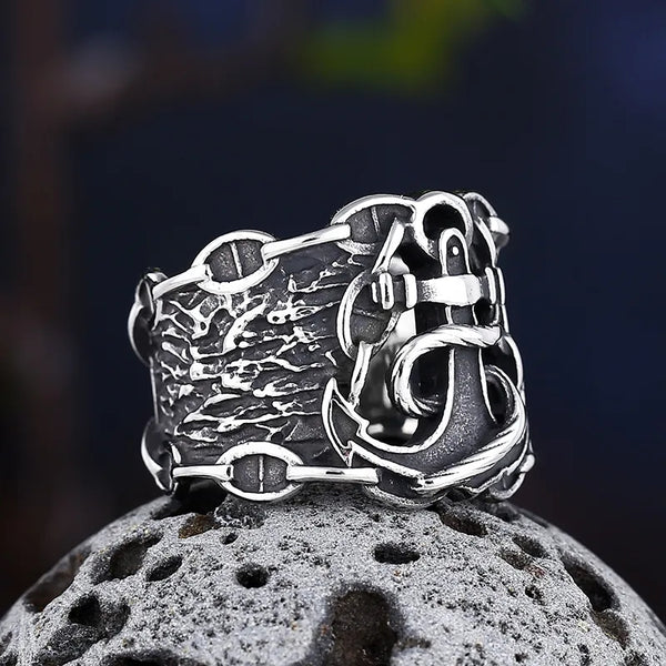 Stainless Steel Sailor Anchor Ring
