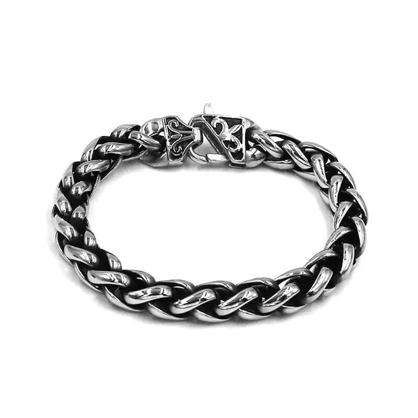 Stainless Steel Open Rope Chain Bracelet