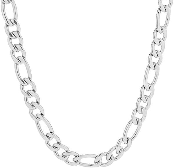 Stainless Steel 8mm Figaro Chain