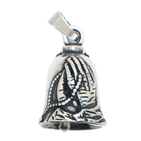Stainless Steel Praying Hands Guardian Bell