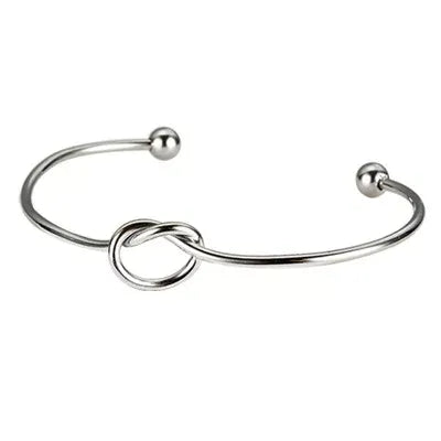 Stainless Steel Knot Bangle