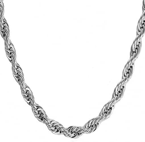 Stainless Steel 5mm Rope Chain