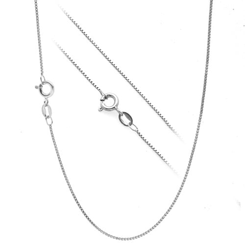 Stainless Steel 1mm Box Chain Necklace