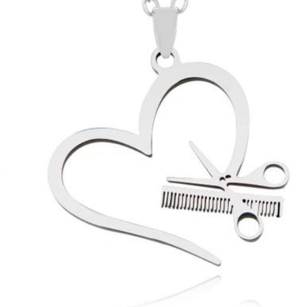 Stainless Steel Hairdresser  Necklace