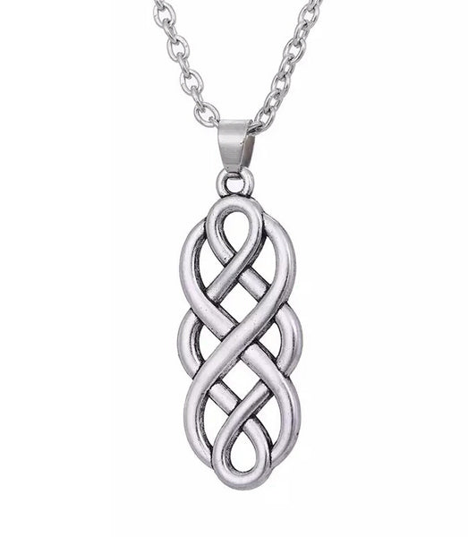 Stainless Steel Infinity Pendant Necklace