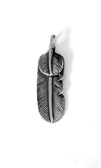 Feather Necklace,Stainless Steel