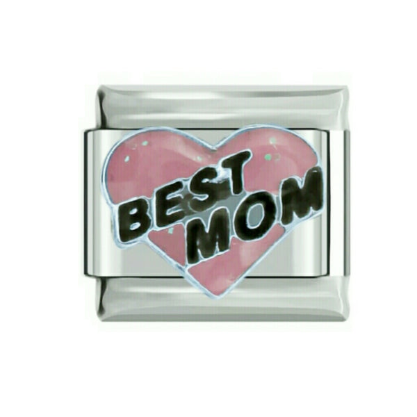 Stainless Steel Best Mom Nomination Style Link